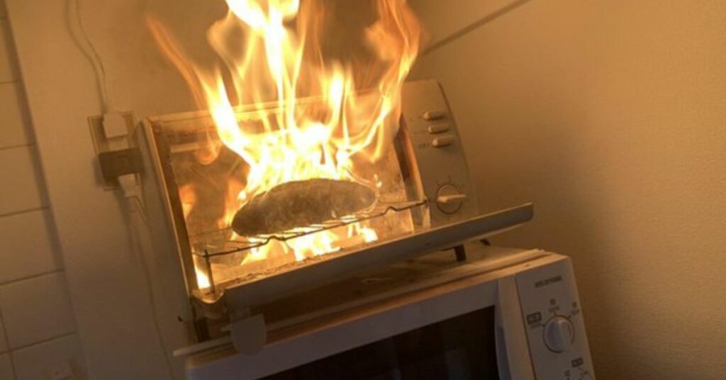 Overheating microwave